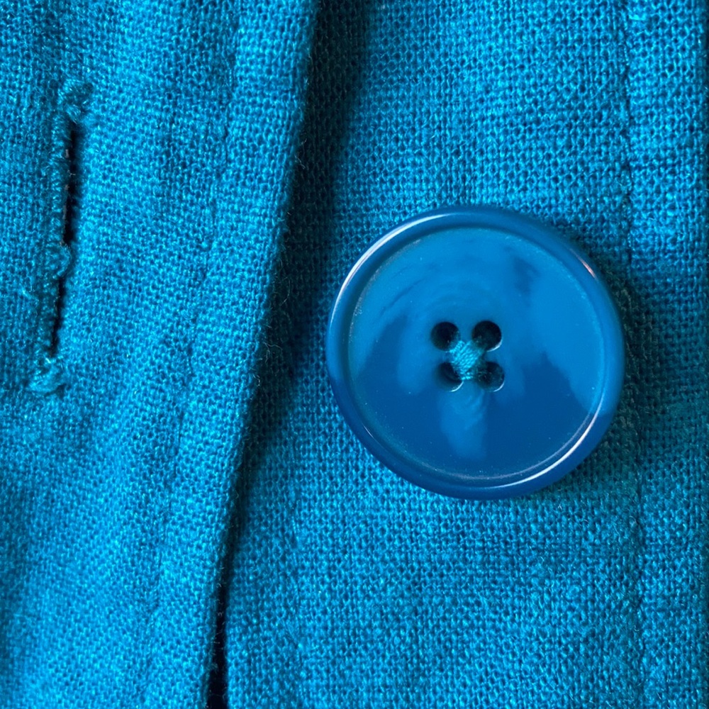 Pendleton Turquoise Skirt/Jacket Set - image 5